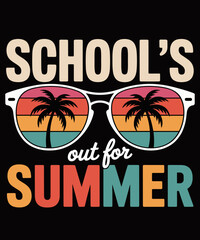 Obraz premium Schools Out For Summer funny Teacher Last Day Of School 2025
