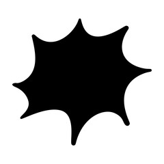 Manga speech bubbles with dynamic comic bursts. dialogue balloons and explosive text frames. Flat illustration isolated on white background.