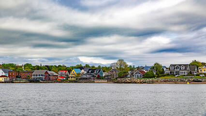 Saint andrews in canada in new Brunswick bay atlantic ocean