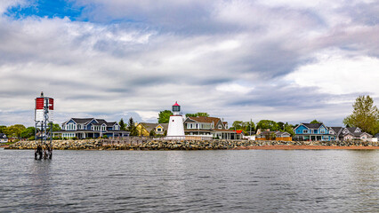 Saint andrews in canada in new Brunswick bay atlantic ocean