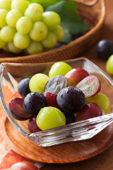 【葡萄】贅沢な秋の味覚、葡萄です。シャインマスカット・サニードルチェ・ピオーネ。