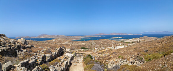 Delos: Ancient Ruins and Aegean Vista