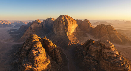 Fototapeta premium sunrise in the mountains