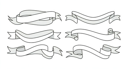 set of ribbons
