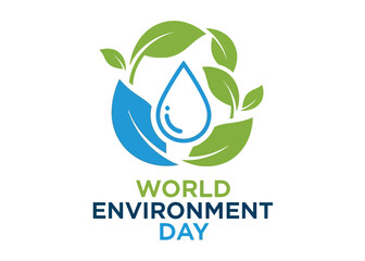 World environment day eco friendly green nature vector design