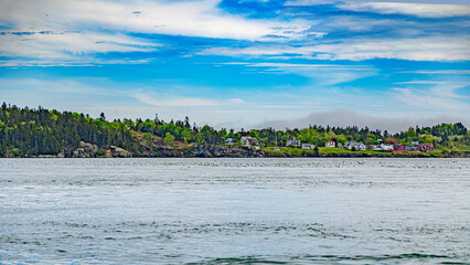 Saint andrews in canada in new Brunswick bay atlantic ocean