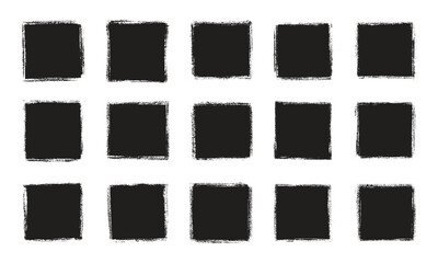 Vector Square Frame In Grunge Style Collection
