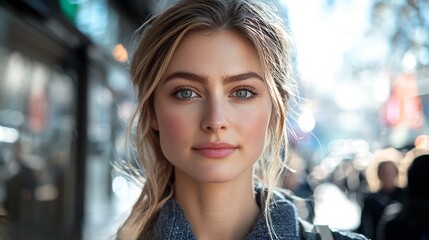 Close up of woman holding protest sign advocating equal pay powerful expression of strength resolve high contrast lighting emphasizing determination struggle gender equality cinematic storytelling