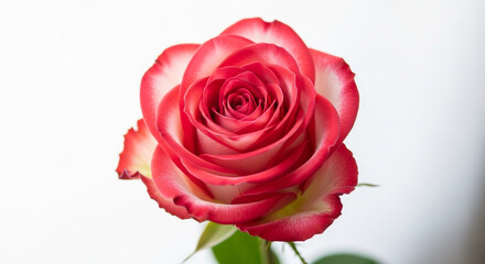 red rose with water droplets