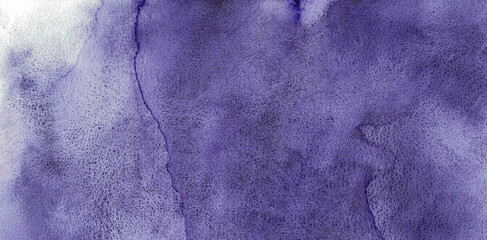 Purple background with faint texture. Watercolor paint stains. Distressed vintage grunge. Abstract...