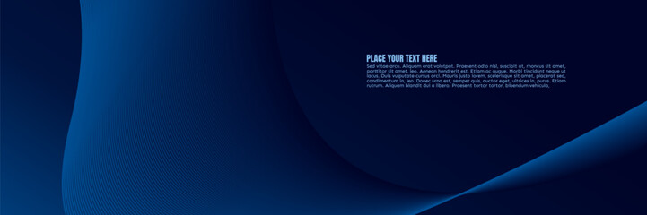 Blue abstract background illustration with dynamic lines, perfect for modern digital design, technology banners, or web wallpaper