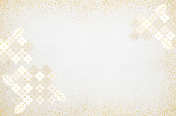 Abstract hydrangea patterned background. Modern designed Japanese washi paper texture.	