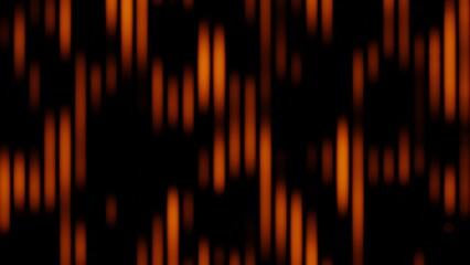 Fiery neon orange line with sci-fi abstract glow on dark futuristic background