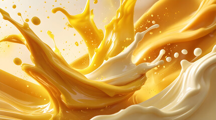 Mango Splash: A Burst of Tropical Flavor, Generative Ai