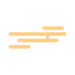 Chinese New Year Golden Cloud Vector