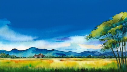 Obraz premium 田舎の風景
