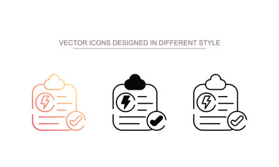 Energy Policy icon design with white background stock illustration