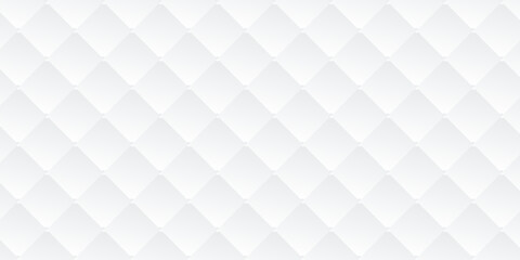 Fototapeta premium Abstract white and grey square pattern background with smooth gradient radial blur. Modern luxury template wallpaper. eps 10
