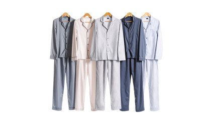 Colorful clothing on white isolated hangers are ready for your wardrobe