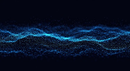 Abstract Background Wave Particle Light Motion Design Digital Texture
