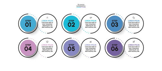 Business data visualization. timeline infographic icons designed for abstract background template milestone element modern diagram process technology digital marketing data presentation chart Vector