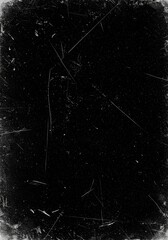 Grunge Dark Black Abstract Background Texture Scratch Distressed Rough