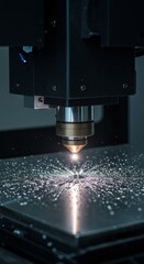 Industrial Laser Cutting Metal with High Precision Sparks Equipment
