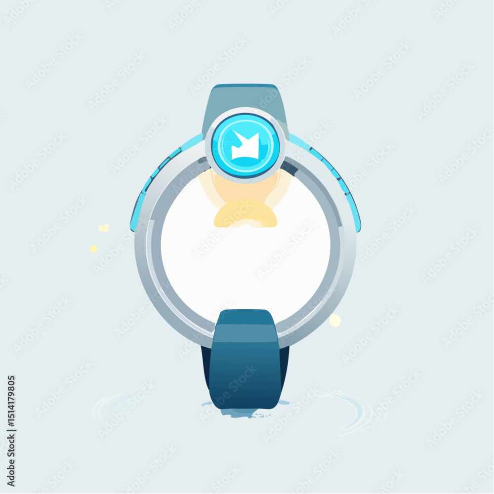 Poster smart ring with built-in glow alert and sleek design.