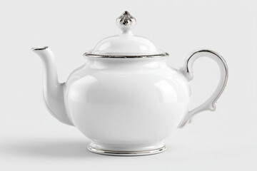 Obraz premium white porcelain teapot