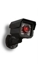 Pixelated Surveillance Camera Security System Technology Illustration