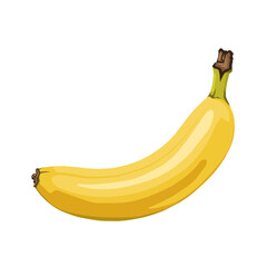 bananas isolated on white background