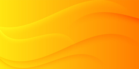 orange business wave banner background. overlapping vector waves background.