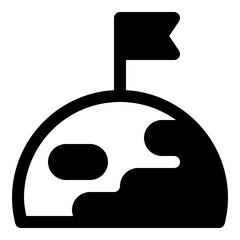 Country icon for geography and territory