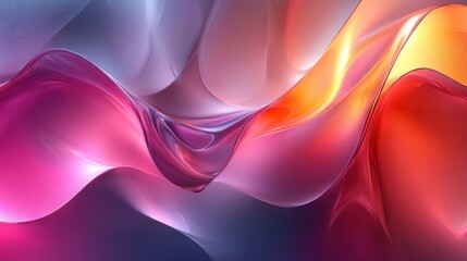 Abstract Colorful Waves: A Symphony of Hues