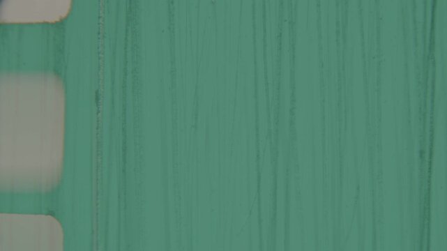 Aged 8mm Film With Rich Green Overlay