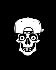 skull with a skull icons
