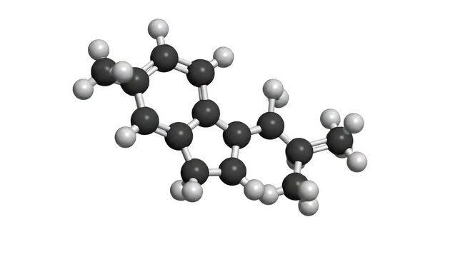 Rotating Molecular Structure Model for Scientific Visualization