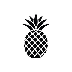 Obraz premium Isolated Black Pineapple Fruit, Tropical Plant with Transparent Background