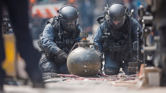 Bomb disposal personnel