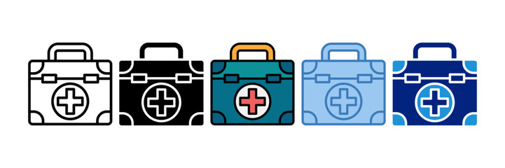Obraz premium Emergency Kit Icon Element For Design