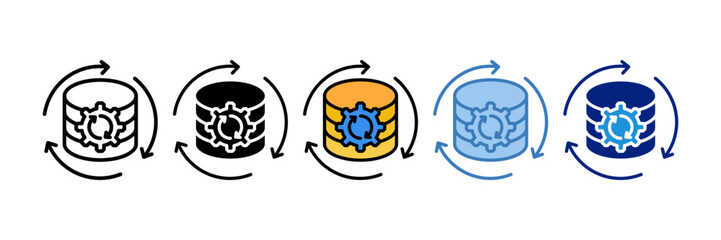 Data Recovery Icon Element For Design