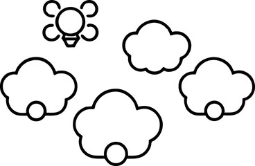 vector illustration of a speech bubble