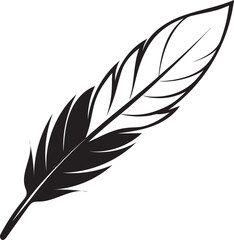 Obraz premium feather vector illustration