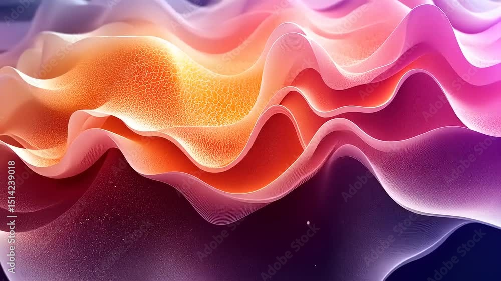 Poster abstract colorful wave pattern background with vibrant gradient and flowing shapes