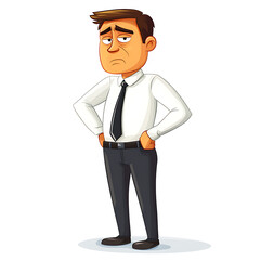 A comprehensive visual concept of office syndrome symptoms.