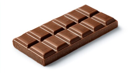 Fototapeta premium Chocolate bar isolated on white background
