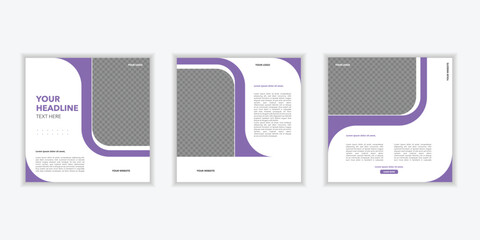 Carousel posts banner for social media posts carousel, business marketing social media post bundle, ads posts pack, grid banner, influencer blog posts design, motivational text quotes template © creative