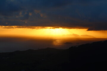 Sunrise over the sea