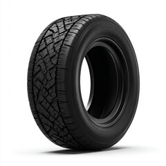 car wheel isolated on white background