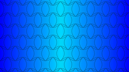 Fototapeta premium Geometric pattern with blue gradient background for modern abstract digital designs